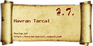 Havran Tarcal névjegykártya